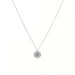 Collier en acier avec trèfle