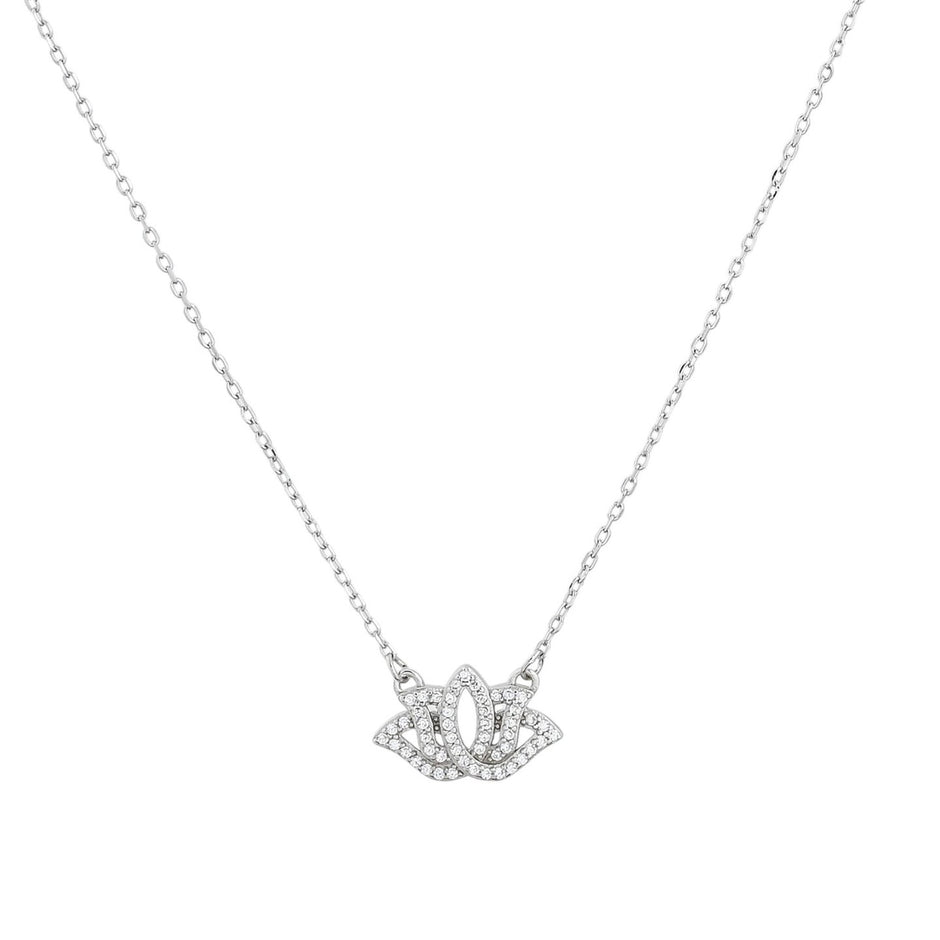 Collier S925 fleur de lotus