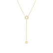 Collier en acier suspendu soleil