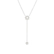 Collier en acier suspendu soleil