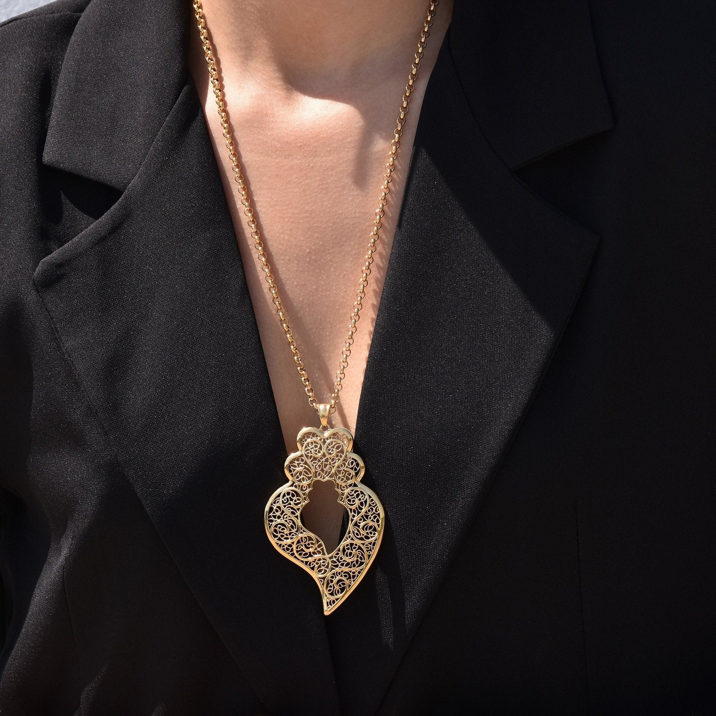 Collier traditionnel coração de viana