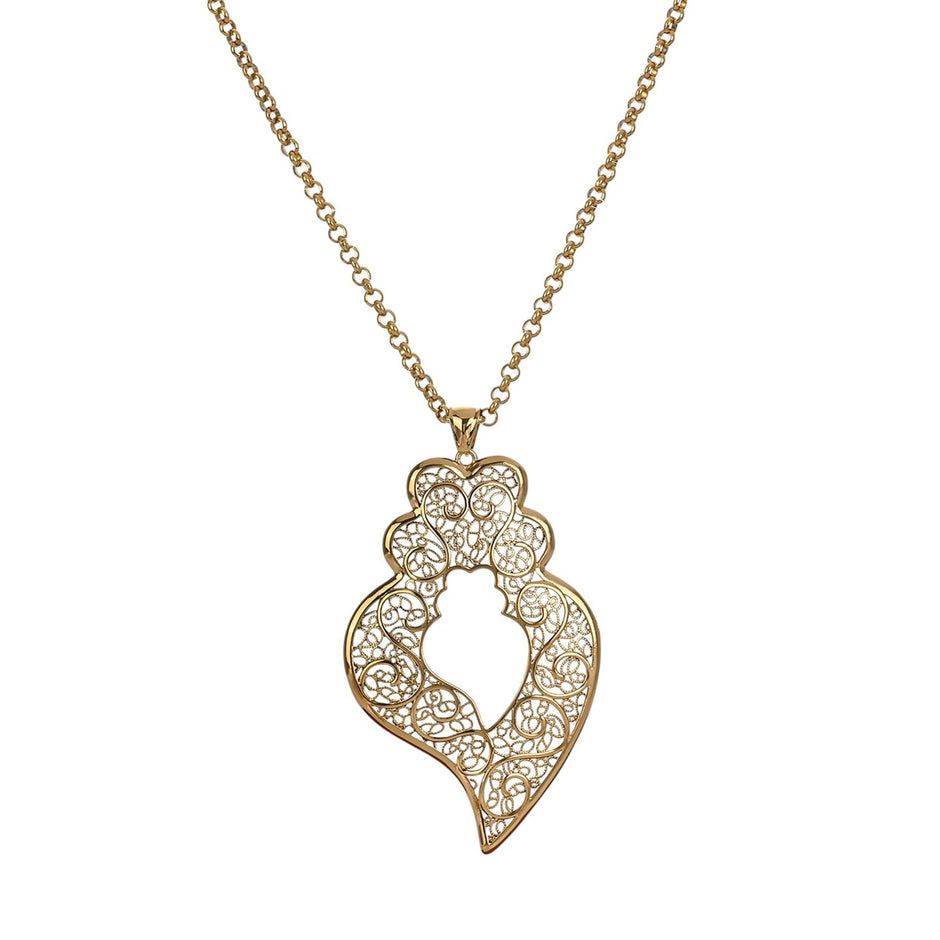 Collier traditionnel coração de viana