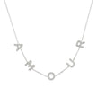 Collier acier amour