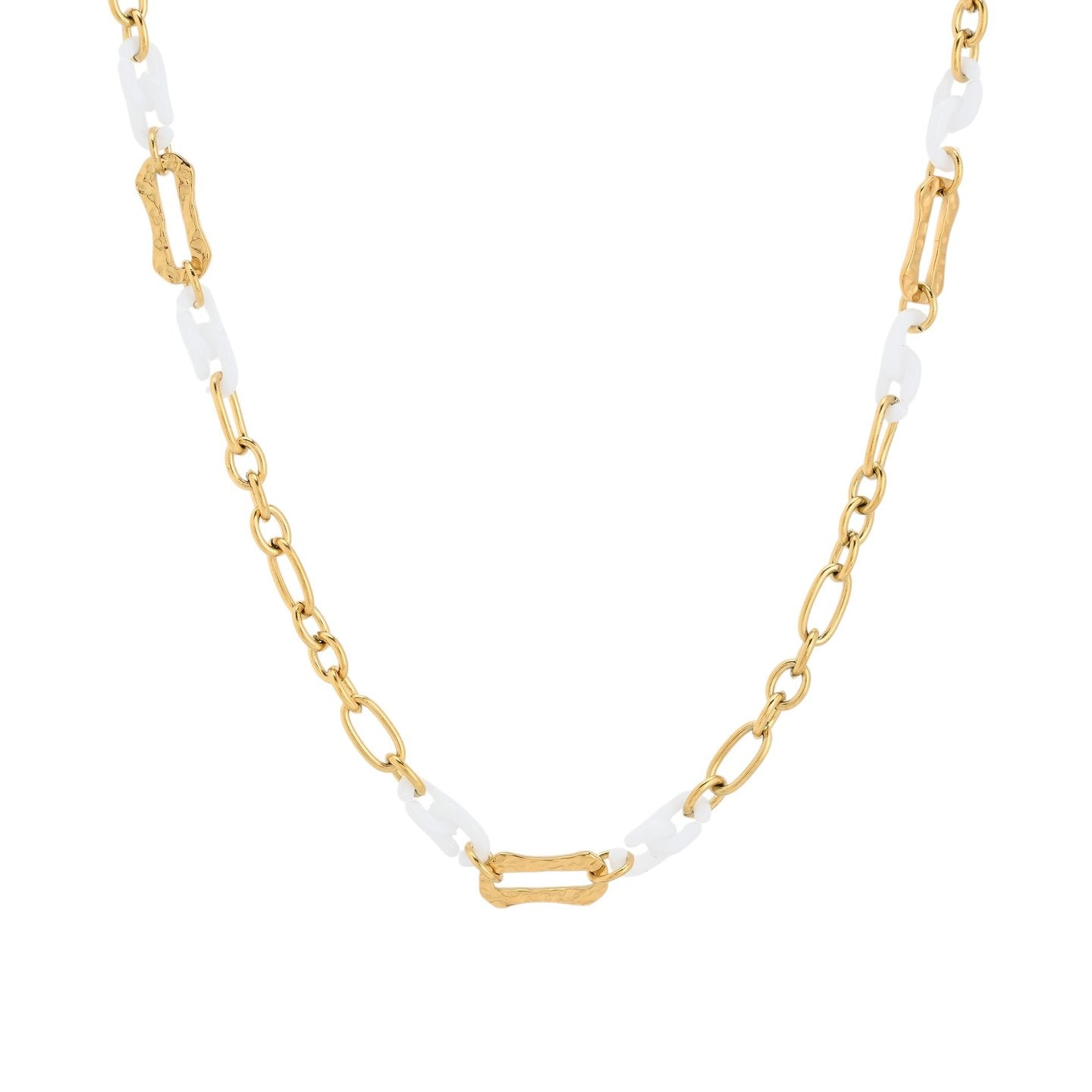 Collier d'acier chaîne à liens