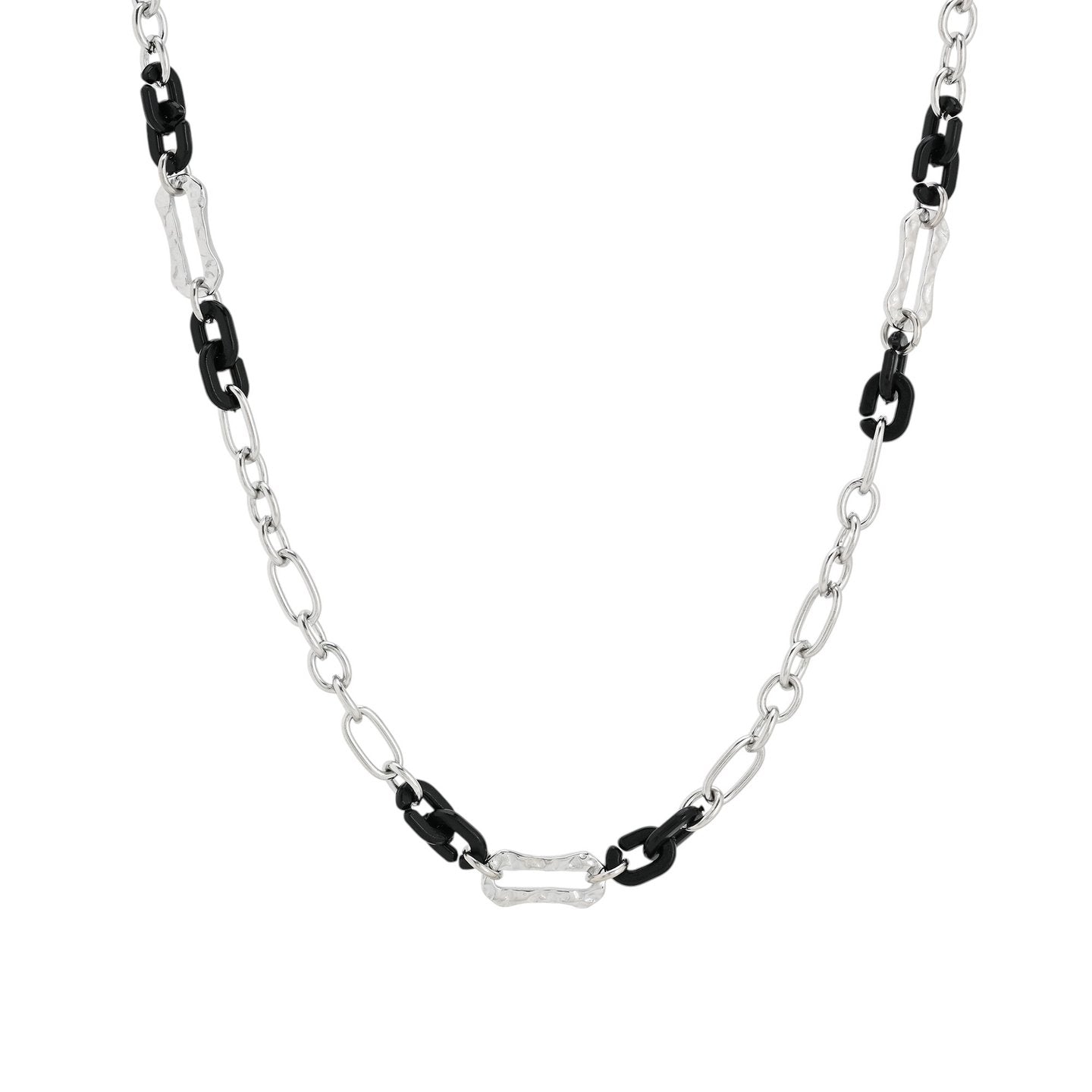 Collier d'acier chaîne à liens