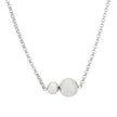 Collier acier avec boules