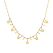 Collier en acier avec pendentifs à pois