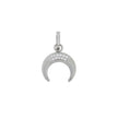 Charm Pendent lune avec zirconia