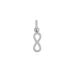 Charm Pendent infini avec zirconia