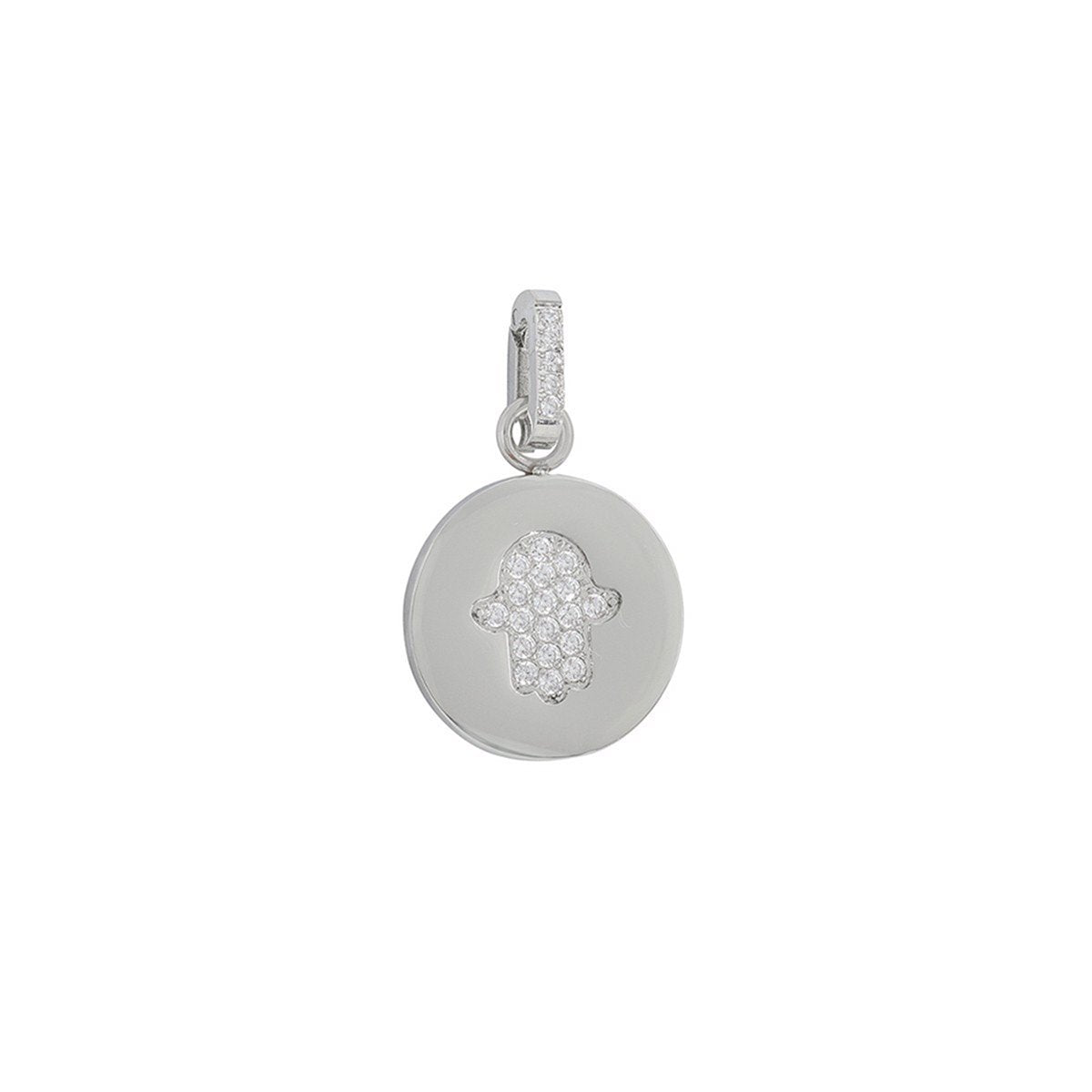 Charm Pendent main avec zirconia