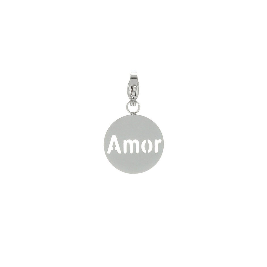 Charm Pendent avec le mot Amor