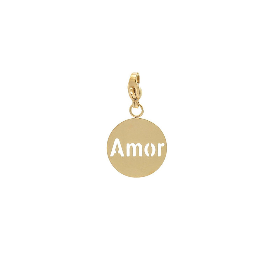 Charm Pendent avec le mot Amor