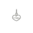 Charm Pendent cœur et Mãe