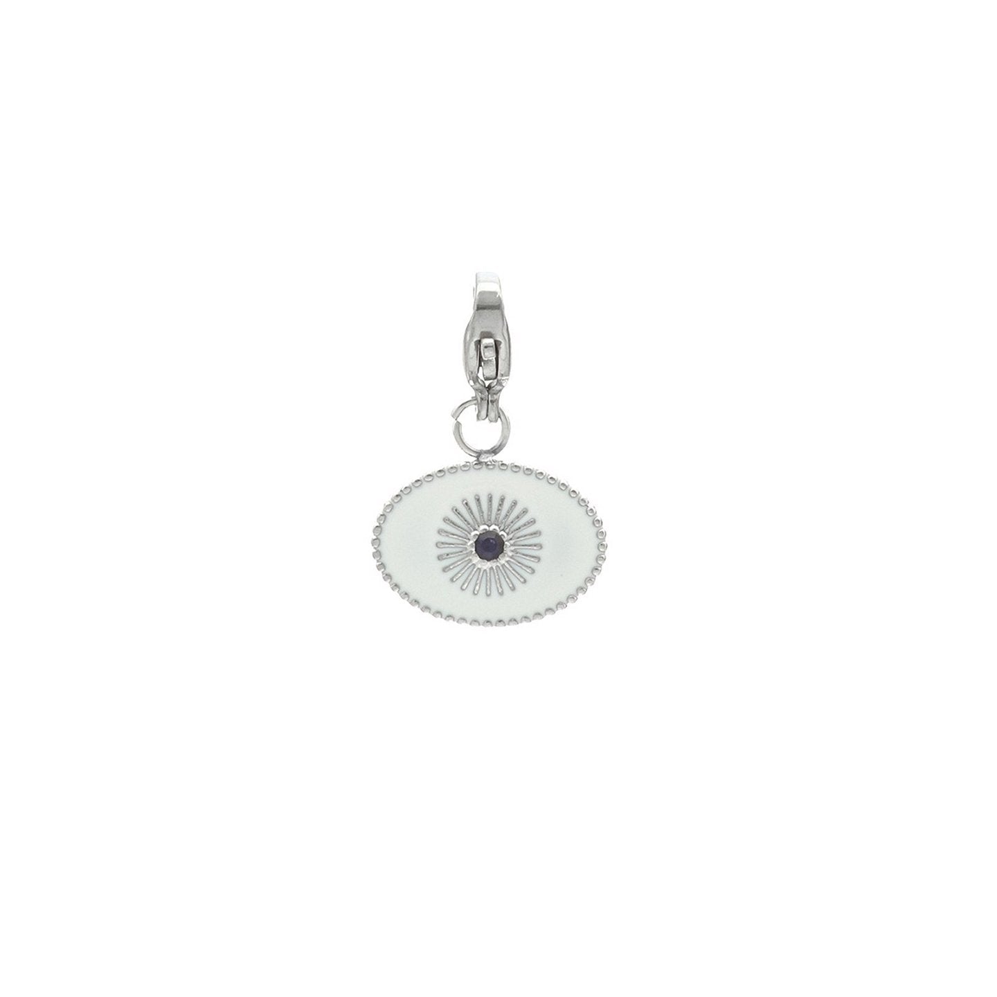 Charm Pendent ovale avec œil