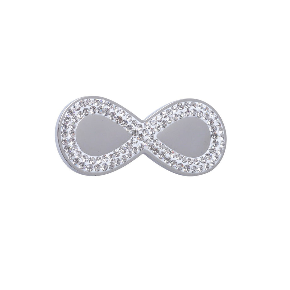 Épingle avec l'infini et zircones