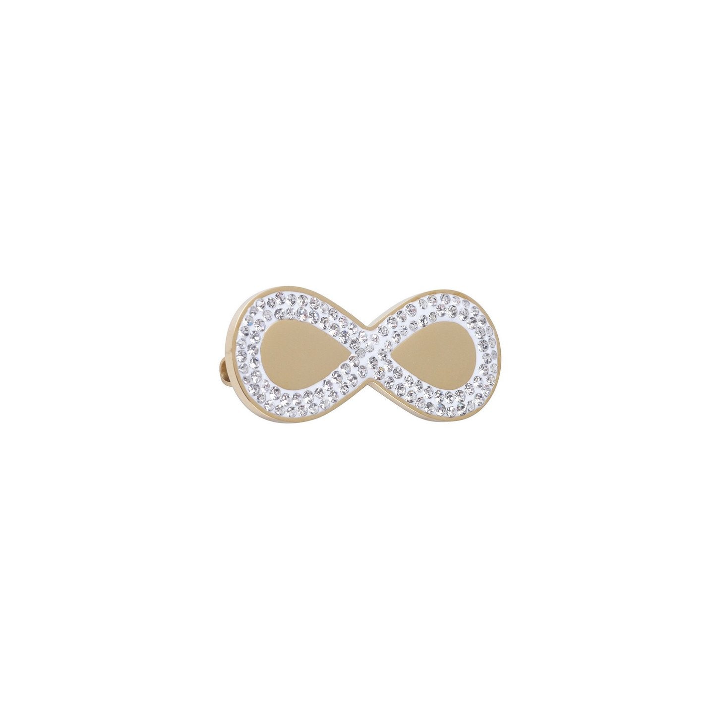 Épingle avec l'infini et zircones