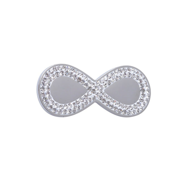 Épingle avec l'infini et zircones