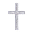 Épingle avec croix et zircones