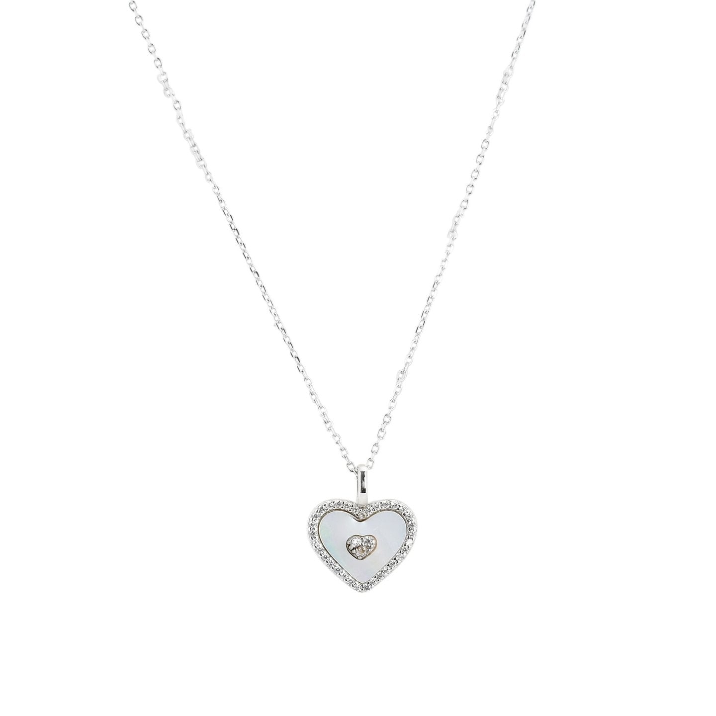 Collier S925 coeur