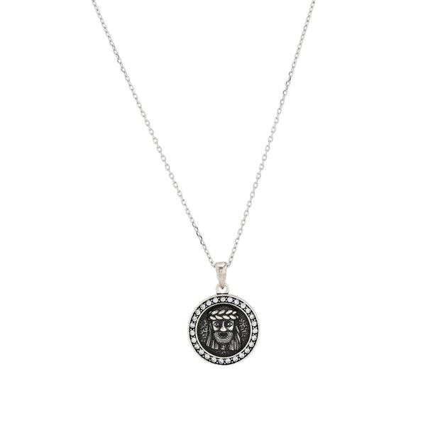 Collier semi précieuse Christ