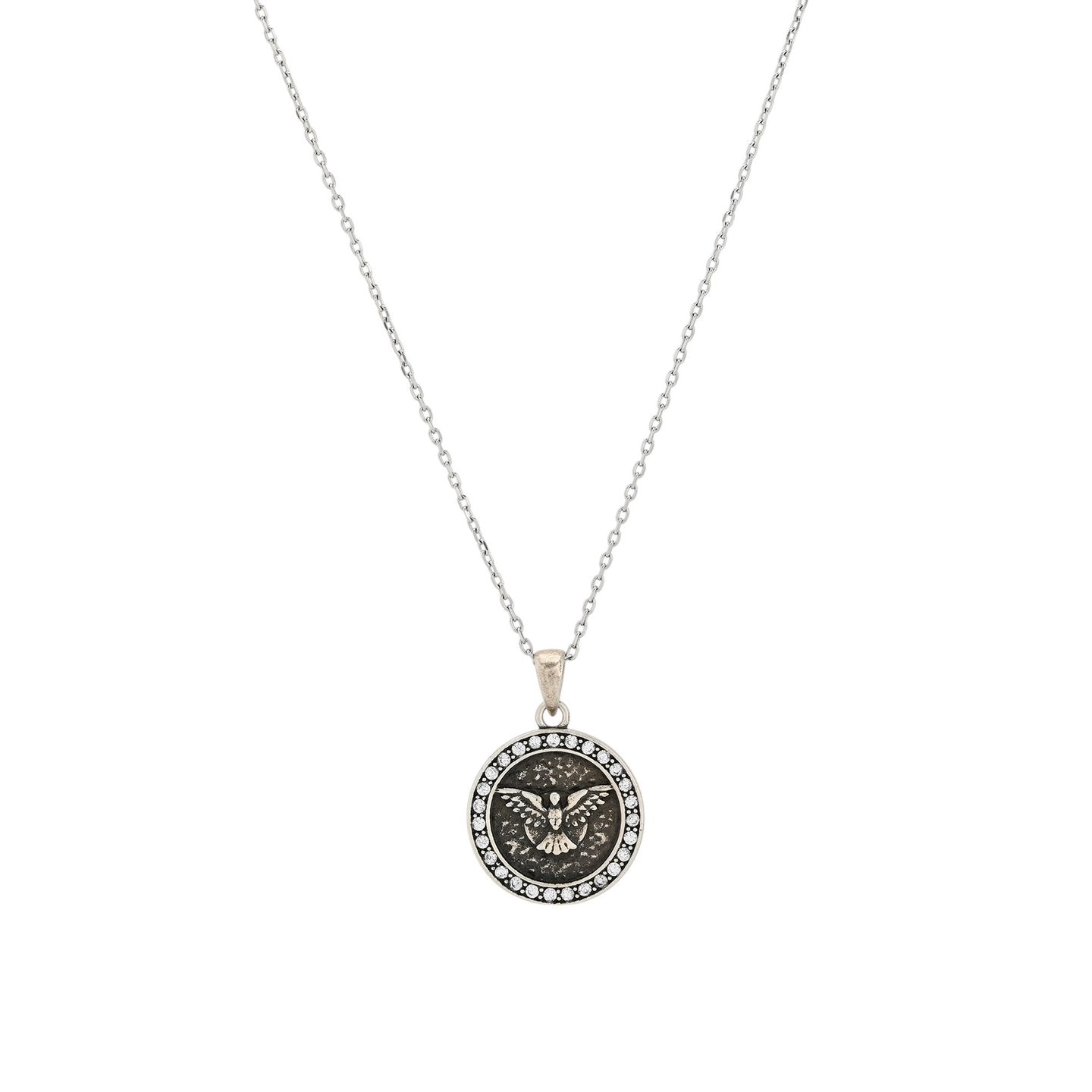 Collier semi précieuse Saint-Esprit