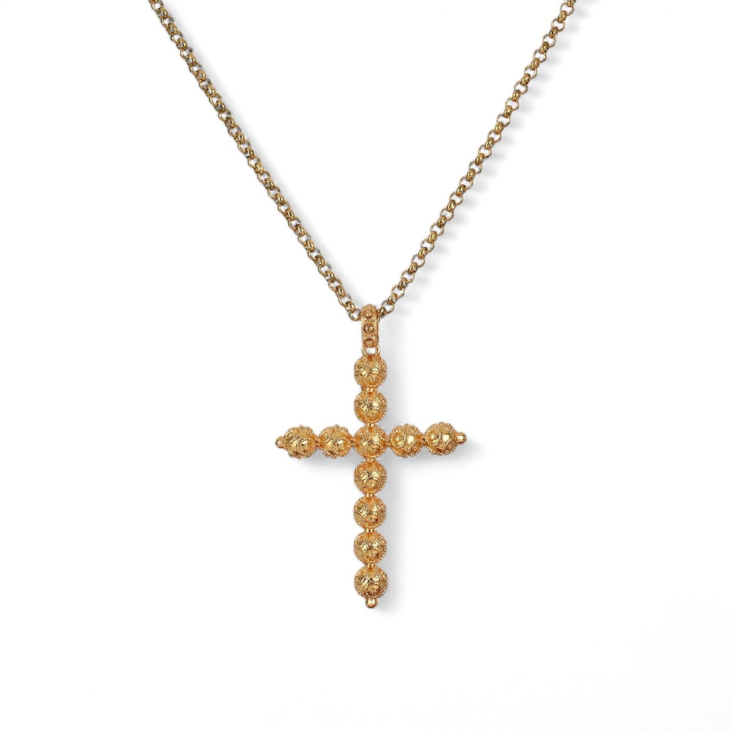 Collier semi précieuse bolas de viana croiser