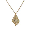 Collier filigrane coração de viana traditionnel