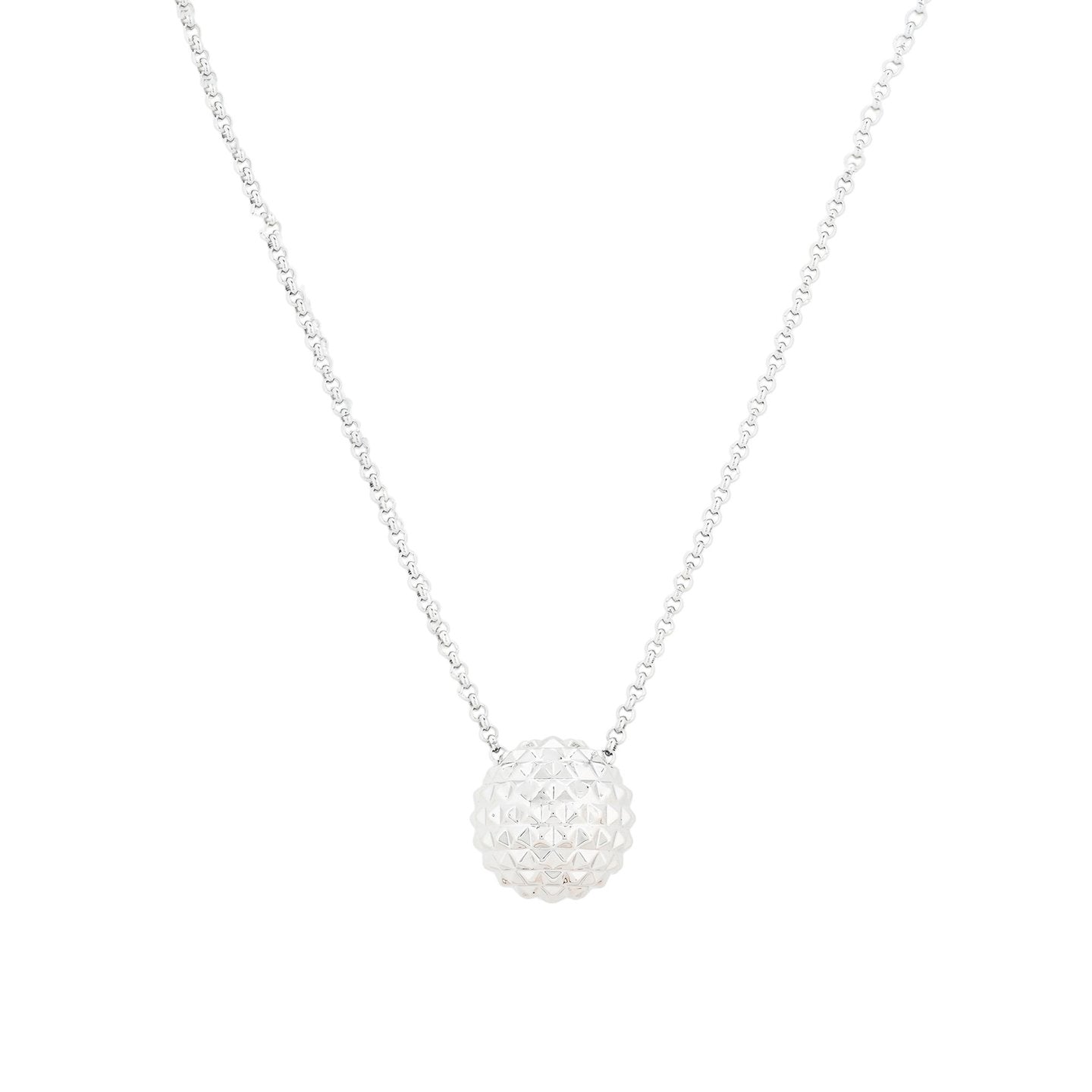Collier pendentif texturé semi précieuse