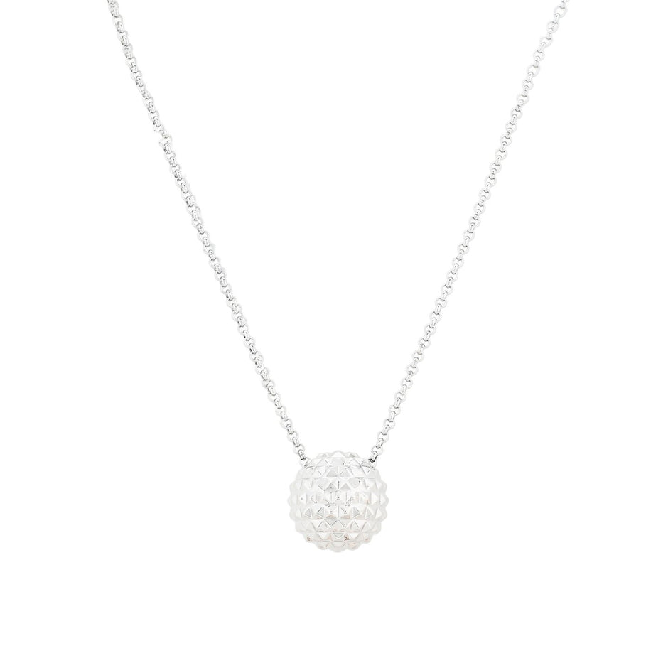 Collier pendentif texturé semi précieuse