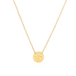 Collier pendentif texturé semi précieuse