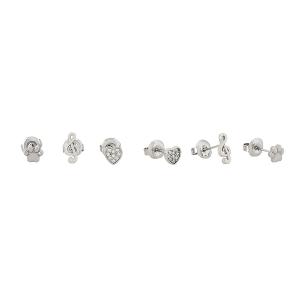 Pack de boucles d'oreilles petites E435