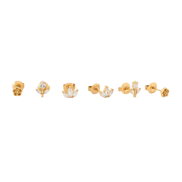 Pack de boucles d'oreilles petites E432