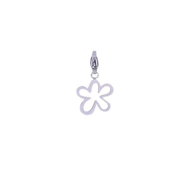 Charm Pendent avec fleur ouverte