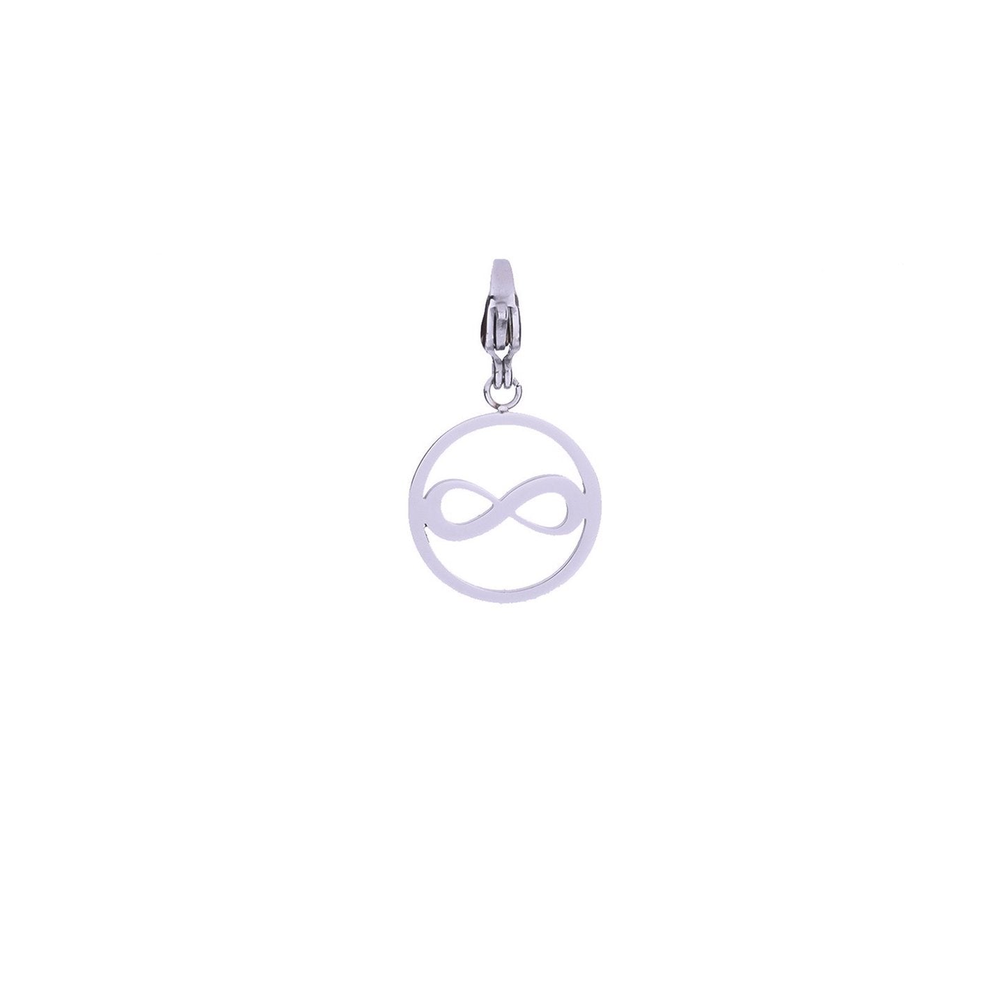 Charm Pendent rond avec infini