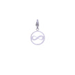 Charm Pendent rond avec infini