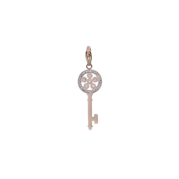 Charm Pendent clé avec zirconia