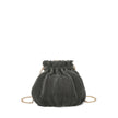 Pochette femme en tissu brillant
