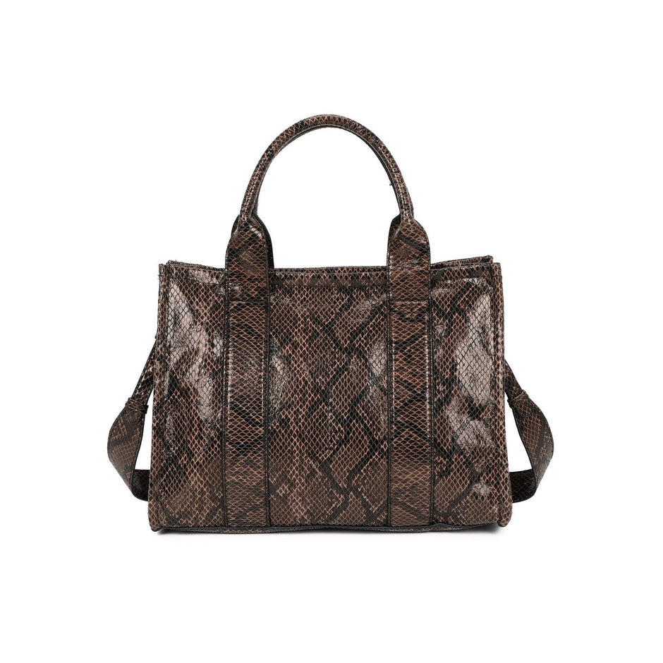Sac style cabas à imprimé animalier