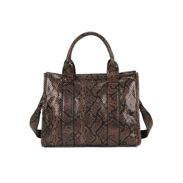 Sac style cabas à imprimé animalier