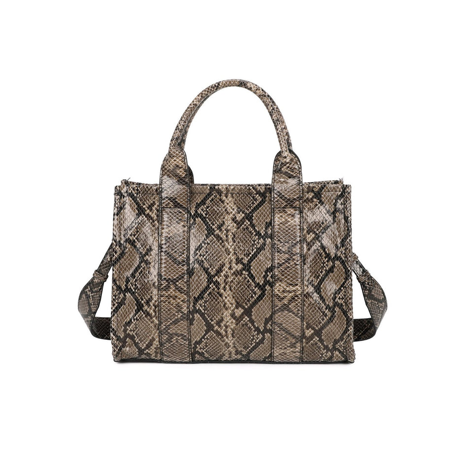 Sac style cabas à imprimé animalier