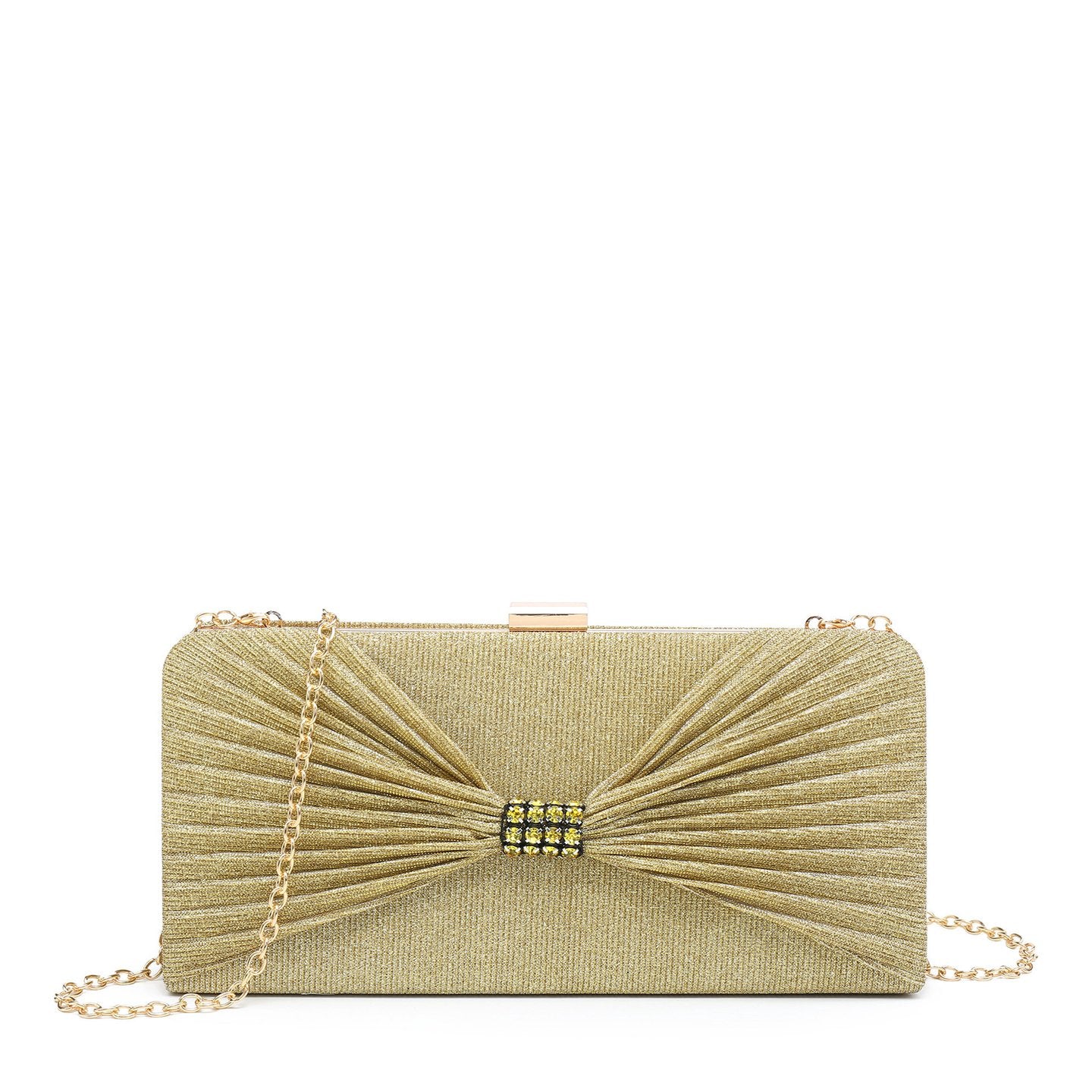 Pochette femme avec fronces