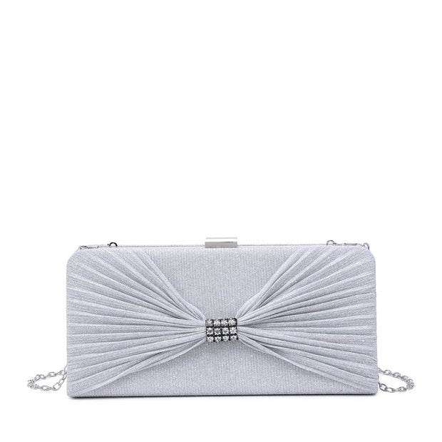 Pochette femme avec fronces