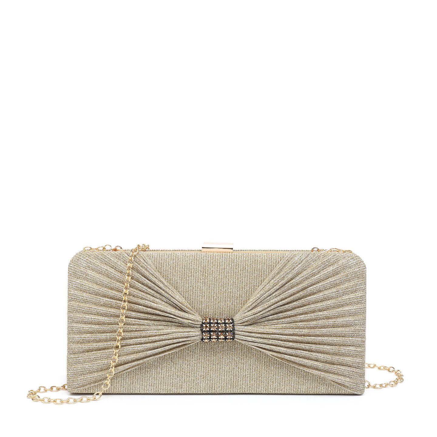Pochette femme avec fronces