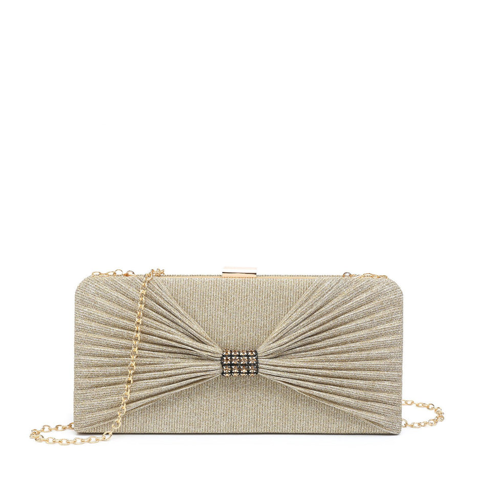 Pochette femme avec fronces