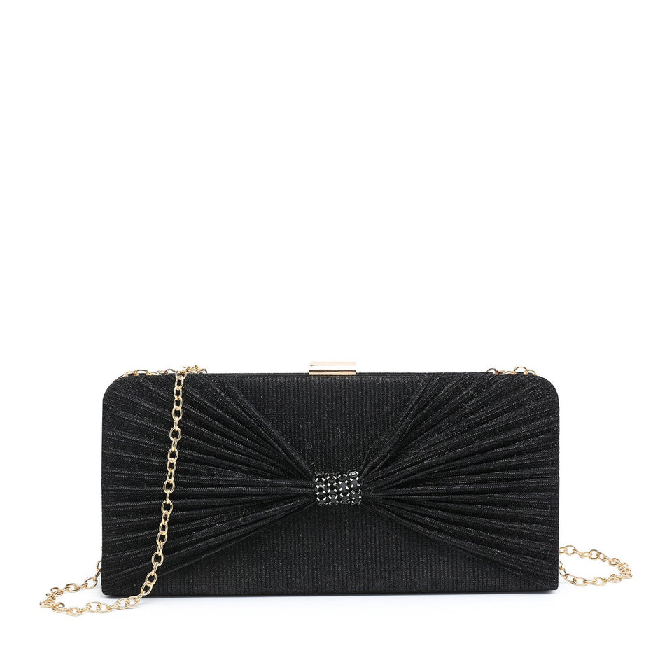 Pochette femme avec fronces