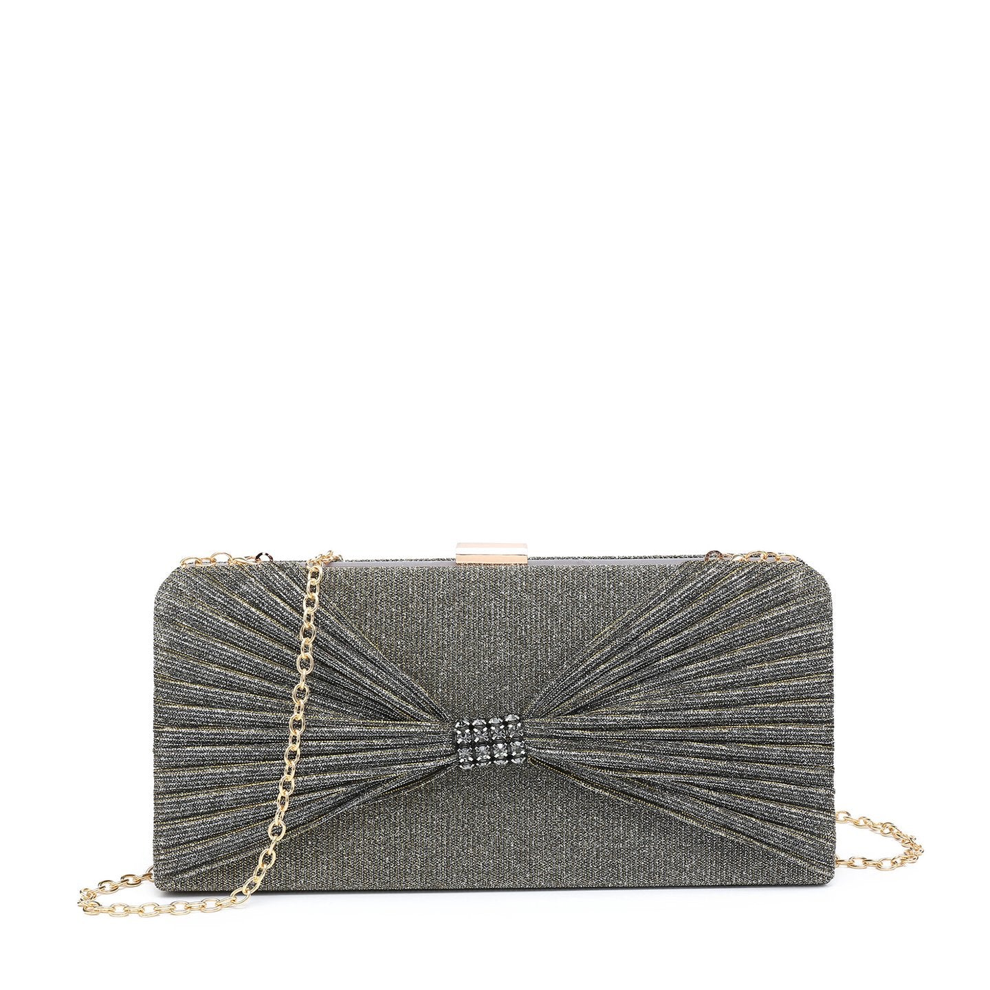 Pochette femme avec fronces