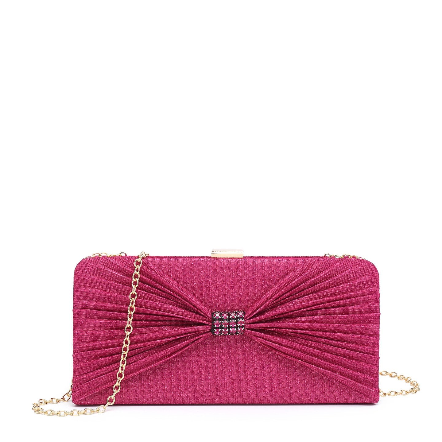 Pochette femme avec fronces