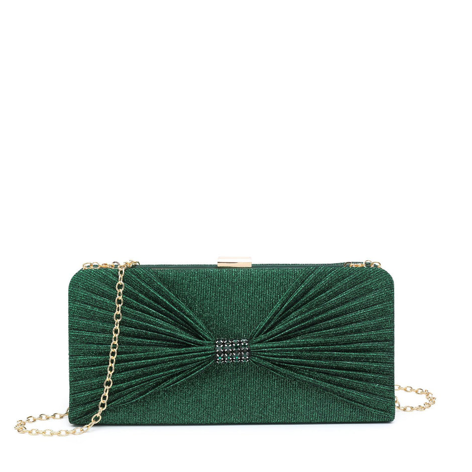 Pochette femme avec fronces
