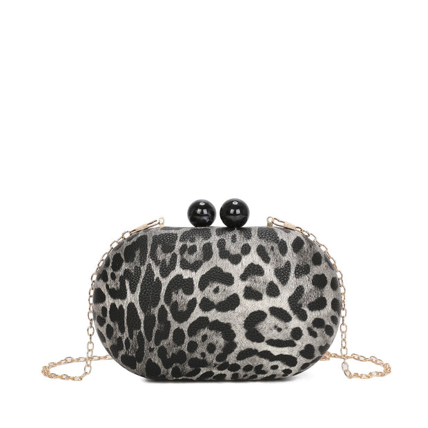 Pochette femme avec motif tigresse