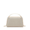 Pochette femme avec poignée dorée